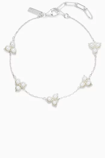 سوار كومو بحلقات وحلي مرصعة باللؤلؤ