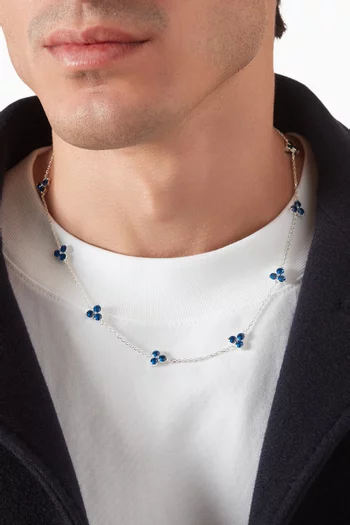 Como Link Sapphire Necklace