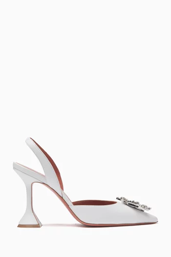 Begum 95 Slingback Pumps in Leather