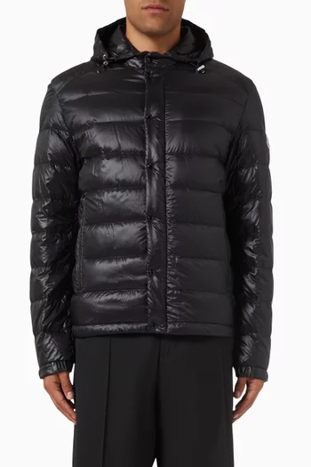 Gliere Puffer Jacket in Patent-nylon