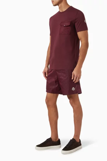 Logo Drawstring Swim Shorts