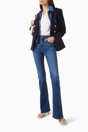 Beverly High-rise Skinny Flared Jeans