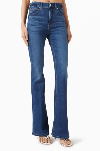 Beverly High-rise Skinny Flared Jeans