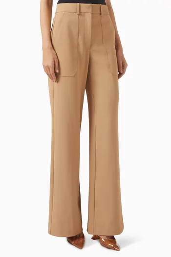 Cole Wide-leg Pants in Stretch Blend