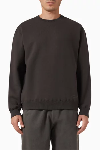 Crew Sweatshirt in Wool-blend