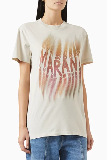 Zoeline Logo T-shirt in Cotton