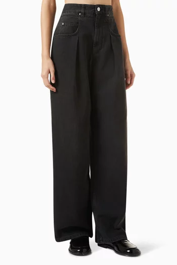 Rachelle Loose-fit Jeans in Denim