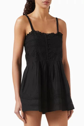 Dylan Romper in Cotton-voile