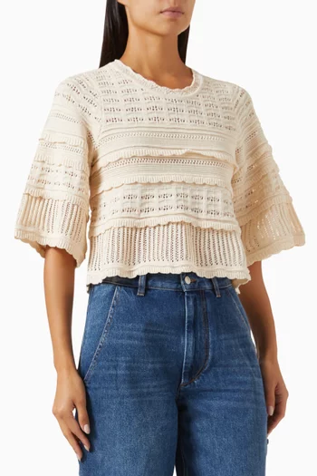 Azelia Crochet Top