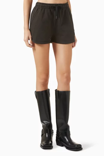 Mifa Logo Shorts in Cotton-blend