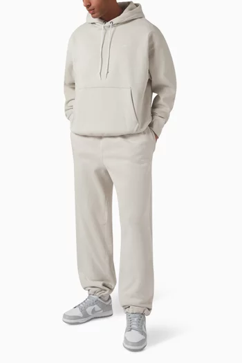 Solo Swoosh Open-hem Sweatpants in Fleece