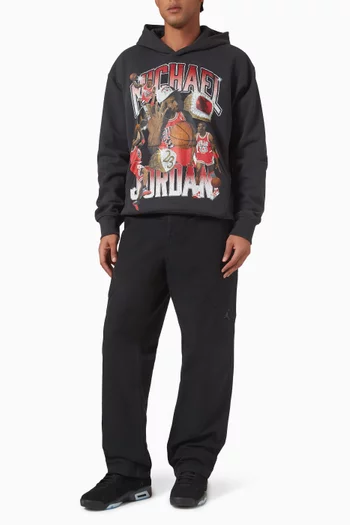 Flight Graphic Hoodie in Fleece