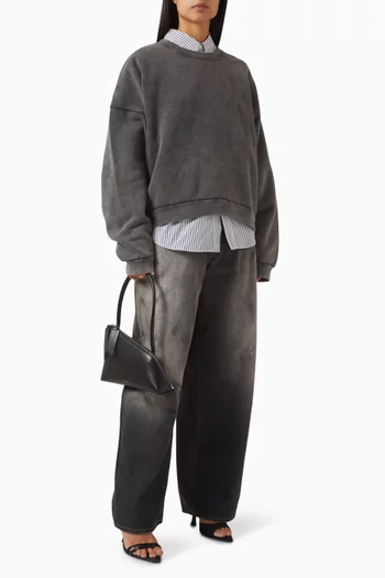 Mid-rise Baggy Jeans in Denim