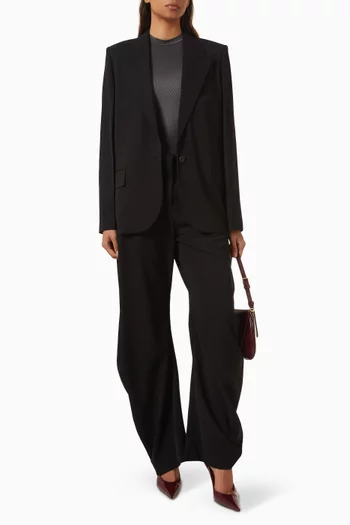 Single-breasted Blazer in Viscose Blend