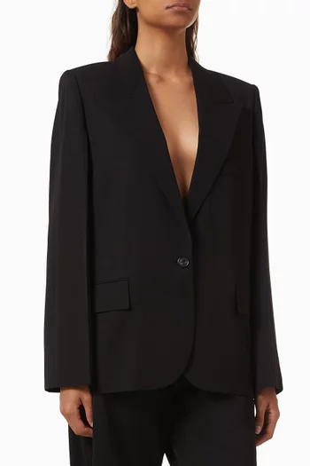 Single-breasted Blazer in Viscose Blend