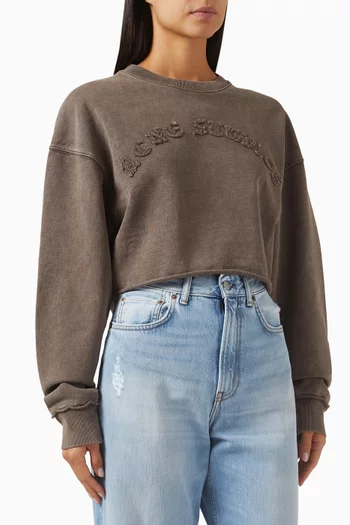 Logo Sweater in Organic Cotton