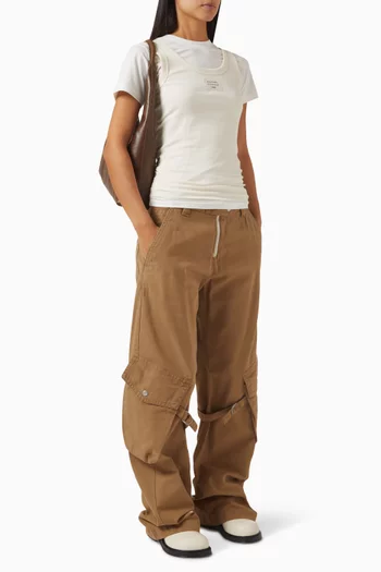 Layered T-shirt in Cotton