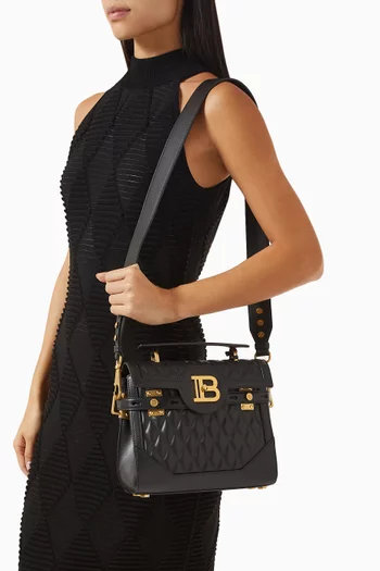 B-Buzz 23 Quilted Top-handle Bag in Leather