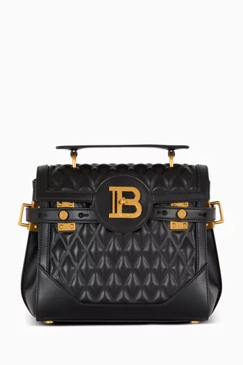 B-Buzz 23 Quilted Top-handle Bag in Leather