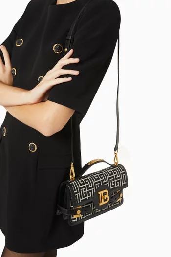 B-Buzz 24 Monogram Shoulder Bag in Jacquard