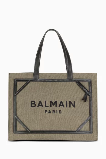 B-Army 42 Shopper Bag in Canvas & Leather