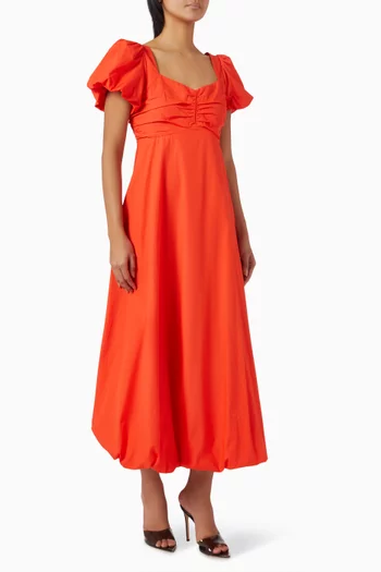 Yasrivanna Midi Dress in Cotton