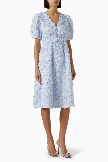 Yasrosiva 3D Midi Dress