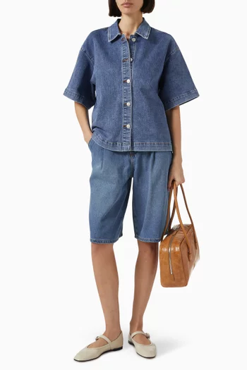 Yasgemma Bermuda Shorts in Denim