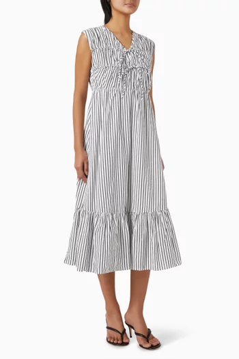 Yasebba Midi Dress in Cotton