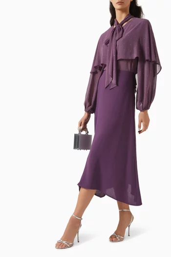 Scarf-style Blouse in Chiffon