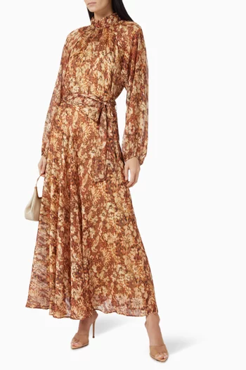 Belted Maxi Skirt