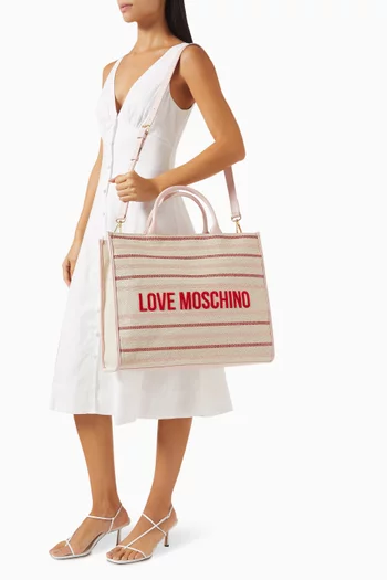 Flower Tote Bag in Canvas
