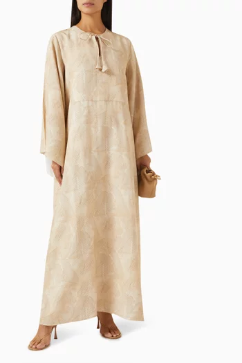 Moza Jacquard Kaftan