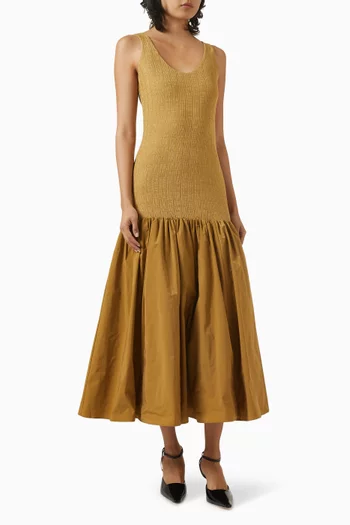 Kella Dress in Knit & Poplin