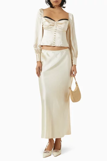 Chiara Top in Silk