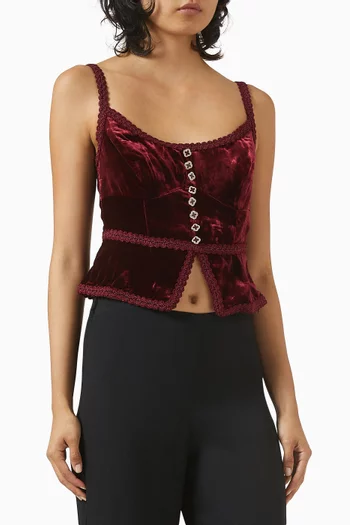 Minna Top in Velvet