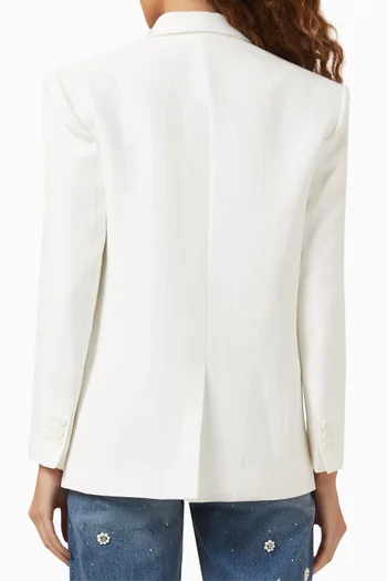 Single-breasted Blazer in Viscose Blend
