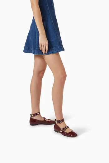 Farole Ballerina Flats in Leather