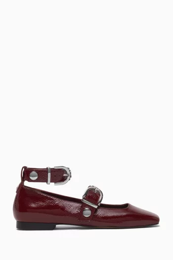 Farole Ballerina Flats in Leather