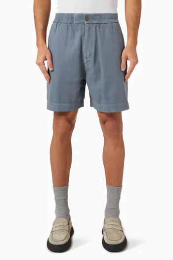 Early Dawn Crop Shorts in Cotton Blend