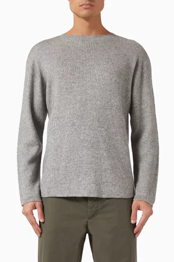 Heavy Delicash Crewneck Sweater in Cashmere Blend