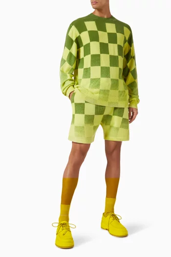 Chess Tranquility Crewneck Sweater in Cashmere