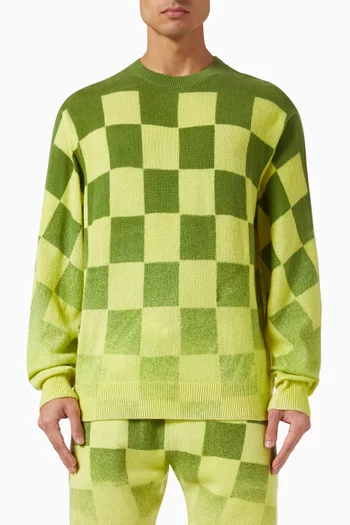 Chess Tranquility Crewneck Sweater in Cashmere
