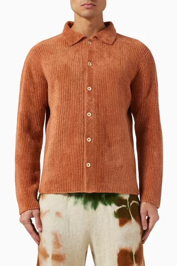 Button-up Shirt in Chenille