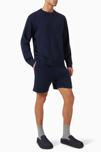 Relaxed Drawcord Shorts in Cashmere