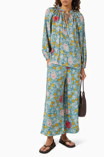 Penny Printed Blouse in Rayon