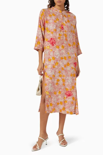 Isobel Midi Dress in Rayon