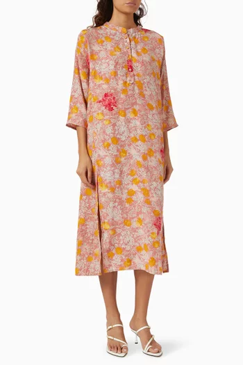 Isobel Midi Dress in Rayon