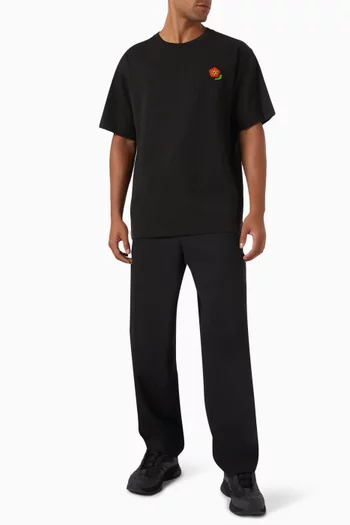 Pop Embroidered T-shirt in Cotton