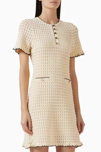 Dory Sweater Mini Dress in Viscose-knit